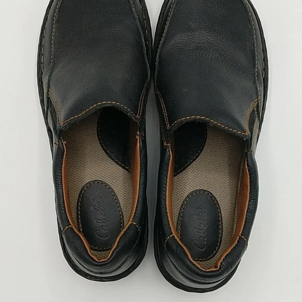 Cabela's Brown Textured Leather Slip-on Shoe size 9M
